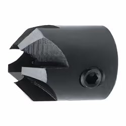 HSS · À 5 dents · Rotation à droite · 90° · Pour le montage sur un foret hélicoïdal à bois · Champs d’application : Pour le f ...