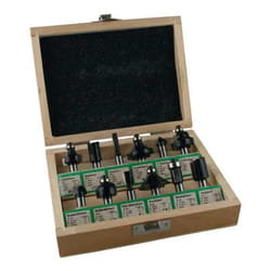 Jeu de fraises - Fisch-Tools - 973CT12A05 - Carbure - Tige 8 mm - 12 pièces