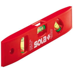 Sola - ptm - Niveau magnétique de plastique abs abs de 20 cm y 3 bulles