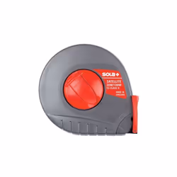 Mètre à ruban en acier laqué blanc graduation noire boîtier breveté de forme ergonomique en plastique très résistant avec cli ...