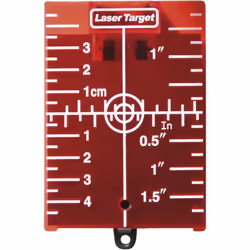 SOLA ZS - Cible (80x60x2 mm) ZS Rouge : · Jeu de fléchettes avec base magnétique · Réfléchissant · Graduation : cm/inch · Dim ...