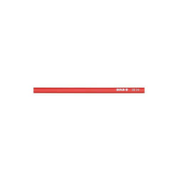 Sola - Crayon rouge en bois tilleul Modele zb 24cm Mine de graphite hb