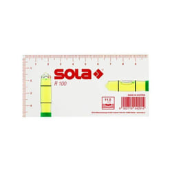 Sola - poziomnica r 100 green akrylowa