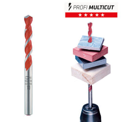Alpen - MultiCut 17200500100 carbure de tungstène Foret polyvalent 5 mm Longueur totale 85 mm tige cylindrique 1 pc(s)