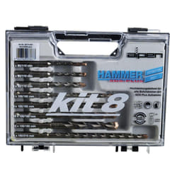 Jeu de forets pour marteau-perforateur 8 pièces SDS-Plus Alpen 80704100100 1 set A635801