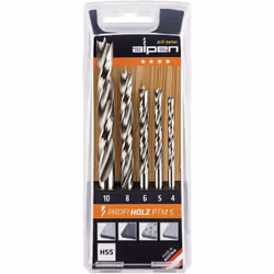 Informations techniques Diamètre de perçage : 4 mm, 5 mm, 6 mm, 8 mm, 10 mm Mandrin porte-outil (perceuse) : tige cylindrique ...