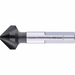 Cônes 90° avec 3 surfaces inégalement divisés • HSS-Co5 • 3 coupes • 3 surfaces • Division inégale • DIN 335 C • Angle de crê ...