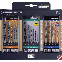 Informations techniques Type de produit: Foret universel Combiset Master-bois/pierre/métal 16 pièces Holz TM 5, LongLife TSS  ...