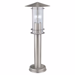 EGLO 30187, Acier inoxydable, Verre, Acier inoxydable, IP44, Entrée, Jardin, Patio, I, Transparent