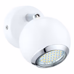 EGLO 31001, Spot d'éclairage de surface, GU10, 1 ampoule(s), LED, 3000 K, Blanc