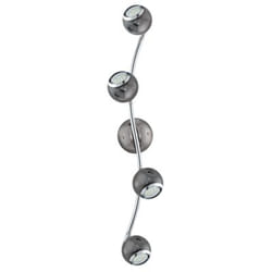 EGLO 31008 spot d'éclairage Spot d'éclairage de surface Noir, Argent GU10 LED 12 W