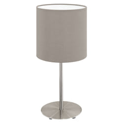 EGLO Pasteri lampe de table E27 Nickel, Taupe