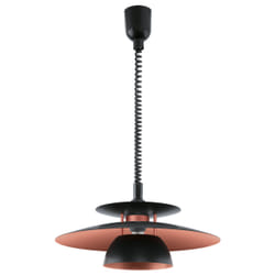 EGLO Brenda éclairage en suspension Support flexible E27 Noir, Cuivre