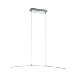 EGLO Lasana éclairage en suspension Support flexible LED intégrée Chrome, Blanc