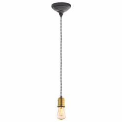 EGLO Yorth, Support flexible, Noir, Or, Acier, Salon, Intérieure, II