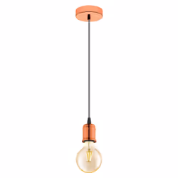 EGLO Yorth, Support flexible, Noir, Cuivre, Acier, Salon, Intérieure, II
