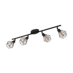 EGLO Zapata 1 éclairage de plafond Ambre, Noir G9 LED