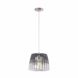 EGLO Artana, Support flexible, Nickel, Gris, Blanc, Acier, Bois, Intérieure