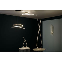 Lampadaire LED Symphonie EGLO, 141 cm, blanc, 28 W