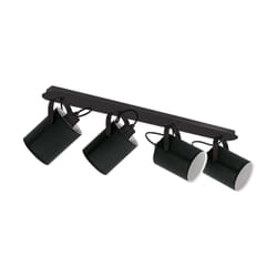EGLO Villabate Spot d'éclairage de surface Noir, Blanc E27 LED 10 W