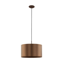 EGLO Saganto 1 éclairage en suspension Support flexible E27 Marron