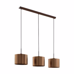 EGLO Saganto 1, Support flexible, Marron, Cuivre, Marron, Cuivre, Plastique, Acier, Plastique, Intérieure