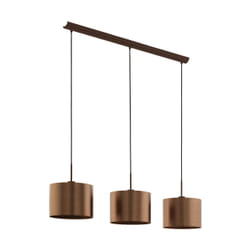 EGLO Saganto 1 éclairage en suspension Support flexible E27 Marron, Cuivre