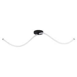 EGLO Banderillas éclairage de plafond Noir, Blanc LED