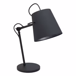 EGLO Grandillos, Noir, Tissu, Acier, Chambre à coucher, Salle à manger, Salon, II, E27, 1 ampoule(s)