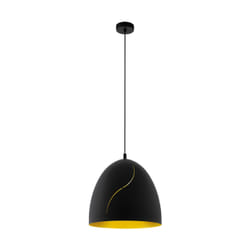EGLO Hunningham éclairage en suspension E27 Noir, Or