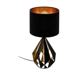 EGLO Carlton 5 lampe de table E27 Noir, Cuivre