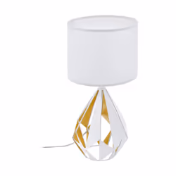 EGLO Carlton 5, Or, Blanc, Acier, IP20, II, E27, 1 ampoule(s)