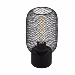 EGLO Wrington, Noir, Acier, Chambre à coucher, Salle à manger, Salon, IP20, II, E27