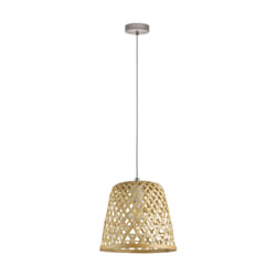EGLO Kirkcolm éclairage en suspension E27 Crème, Nickel