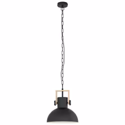 EGLO LUBENHAM, 1 ampoule(s), E27, IP20, Noir, Marron