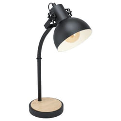 EGLO Lubenham lampe de table E27 Noir, Marron