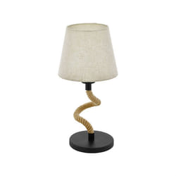 EGLO Rampside lampe de table E27 Noir, Crème