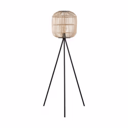 EGLO Bordesley, Noir, Bois, E27, 1 ampoule(s), 220-240 V, 50 - 60 Hz