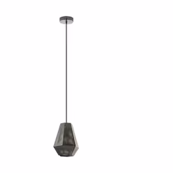 EGLO Chiavica, 1 ampoule(s), E27, IP20, Noir, Nickel