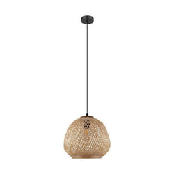 EGLO DEMBLEBY éclairage en suspension E27 40 W Noir, Bois