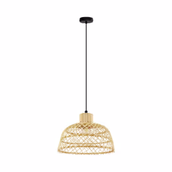 EGLO Ausnby, Support flexible, Noir, Bois, Acier, Bois, Intérieure, IP20
