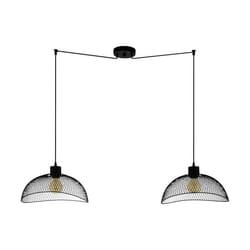EGLO Pompeya éclairage en suspension Support flexible E27 60 W Noir