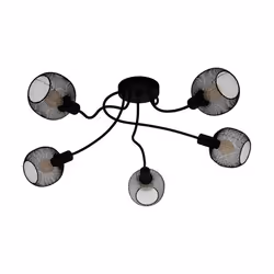 EGLO Wrington 1, 5 ampoule(s), E14, IP20, Noir