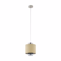 EGLO Mediouna, Support flexible, Beige, Marron, Or, Acier, Verre, Intérieure