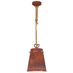 EGLO Meornam éclairage en suspension Support de fixation E27 60 W Marron