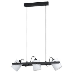 EGLO Hornwood éclairage en suspension E27 28 W Noir, Blanc