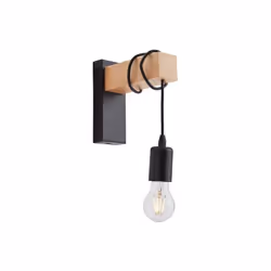 EGLO TOWNSHEND, Surface, 1 ampoule(s), E27, IP20, Noir, Marron