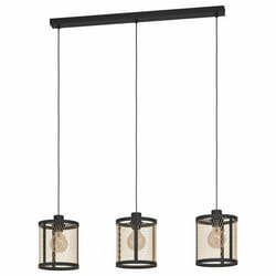 EGLO Dellow éclairage de plafond Noir E27