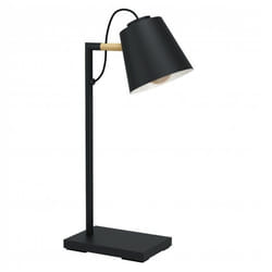 EGLO Lacey lampe de table E27 40 W Noir, Marron