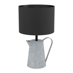 EGLO Kensal lampe de table E27 40 W G Noir, Gris